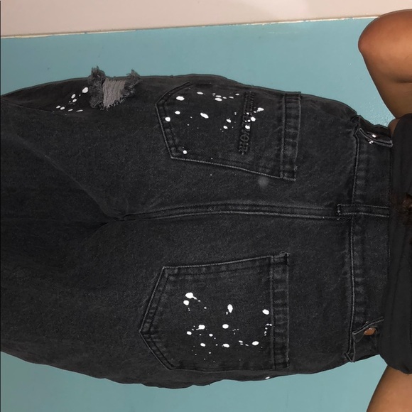 Maniére De Voir Paint Splatter Baggy Jeans - Picture 5 of 8